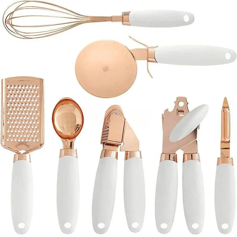 Kitchen Gadgets Gold - Conjunto de 7 Peças de Utensílios