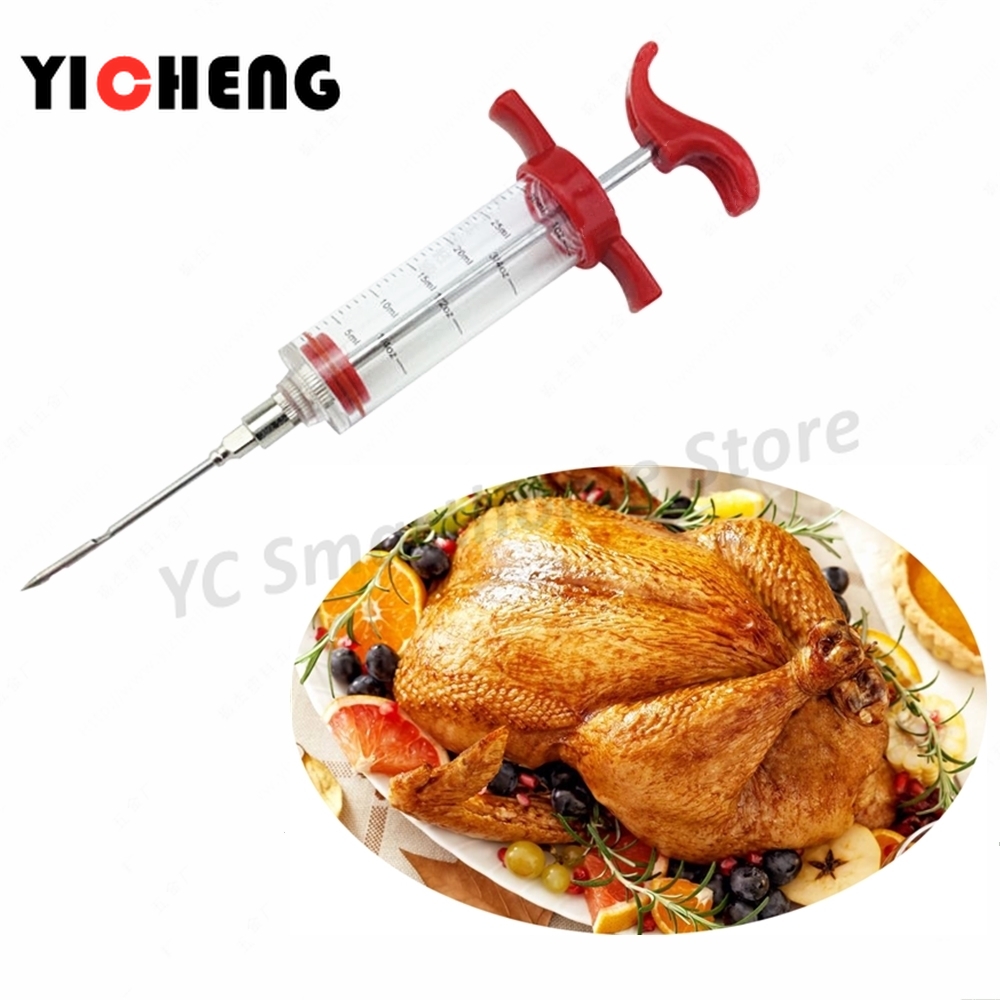 Kitchen Helper Gadgets - Seringa de tempero injetor de marinada,