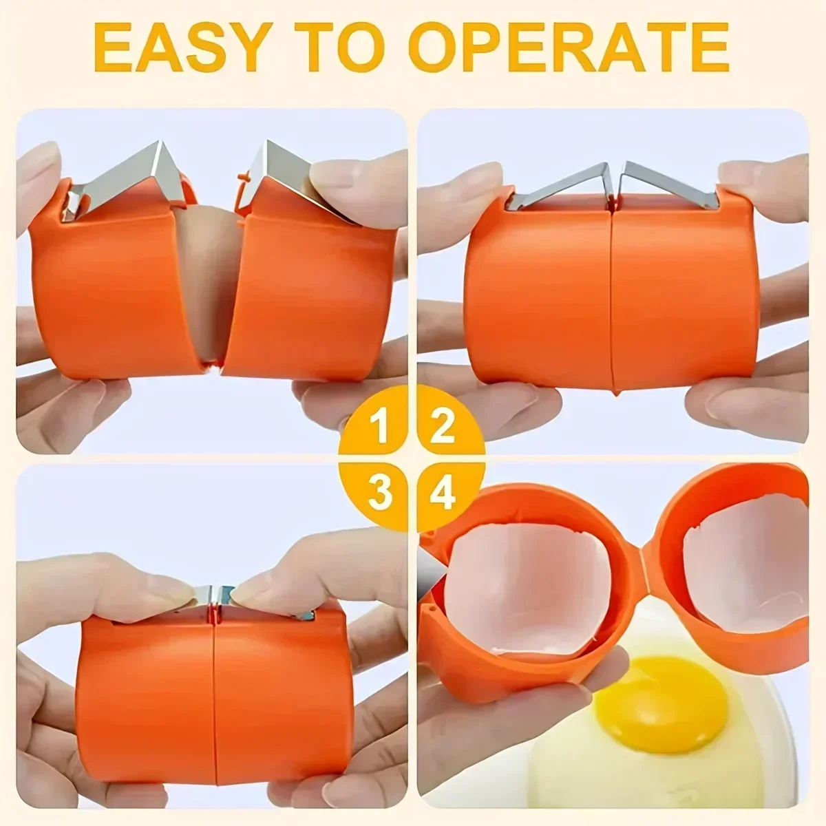 1/3 pçs-novo abridor de casca  - Egg Separator Tool avaliação e preço