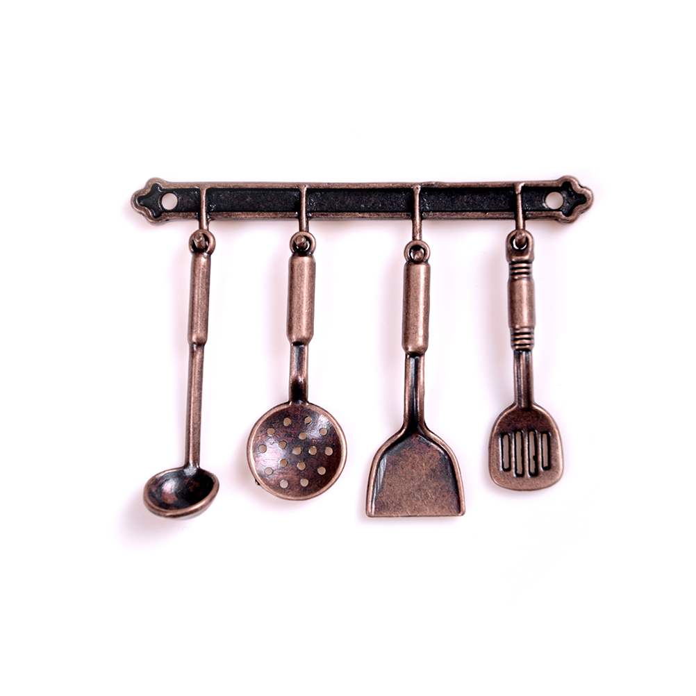 1:12 escala casa de bonecas em - Kitchen Gadgets Gold avaliação e preço