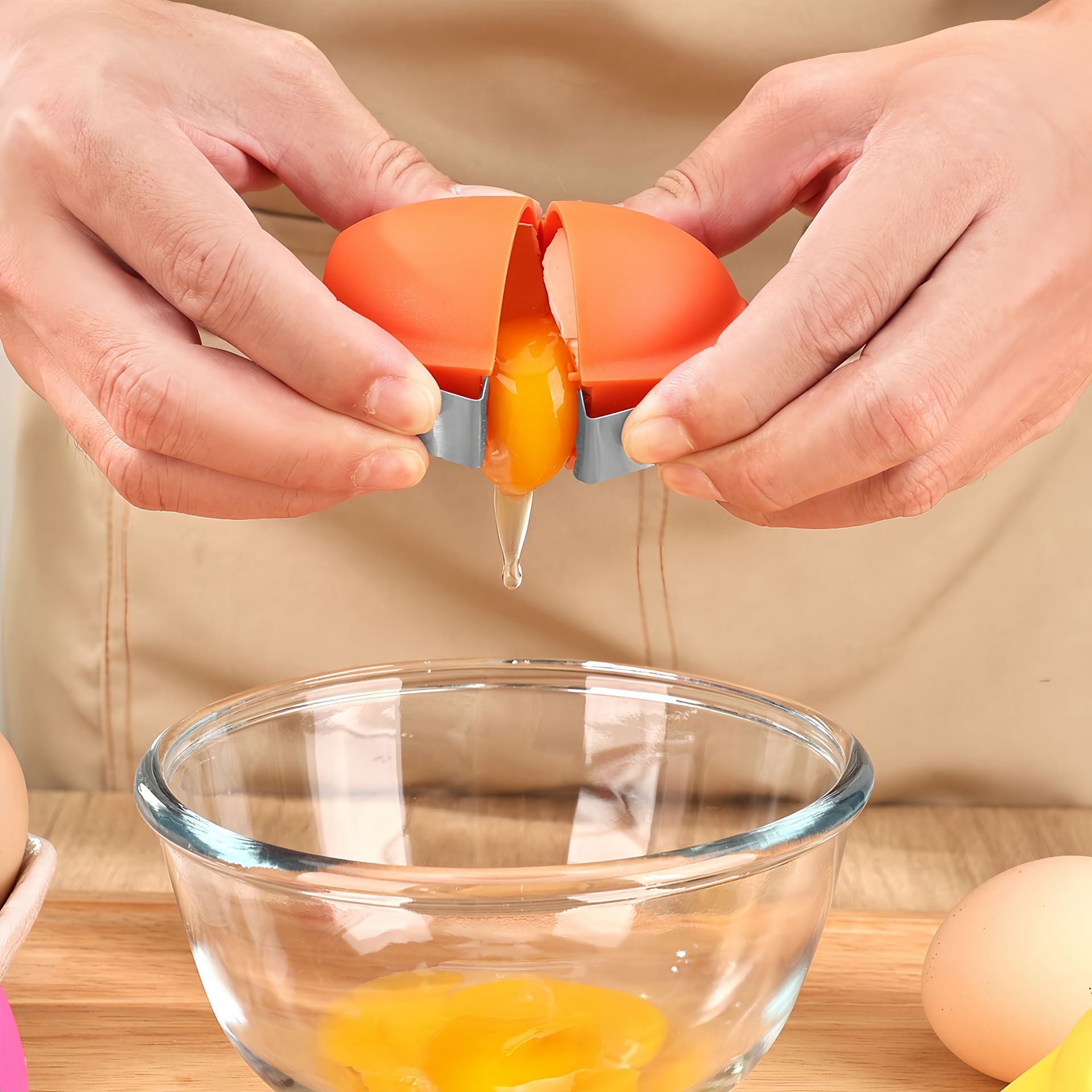 Abridor de Casca de Ovo Fácil  - Egg Separator Tool avaliação e preço