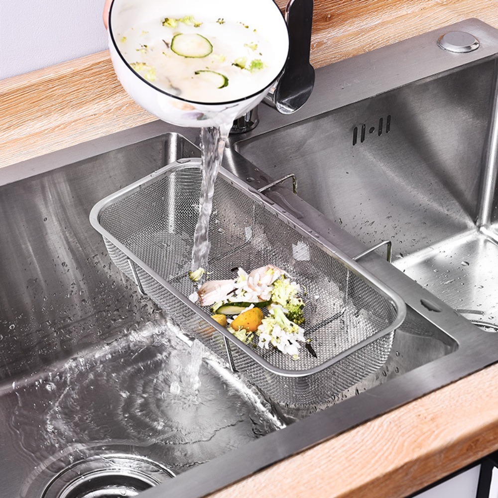 Cesta de drenagem de pia, ajud - Kitchen Helper Gadgets avaliação e preço