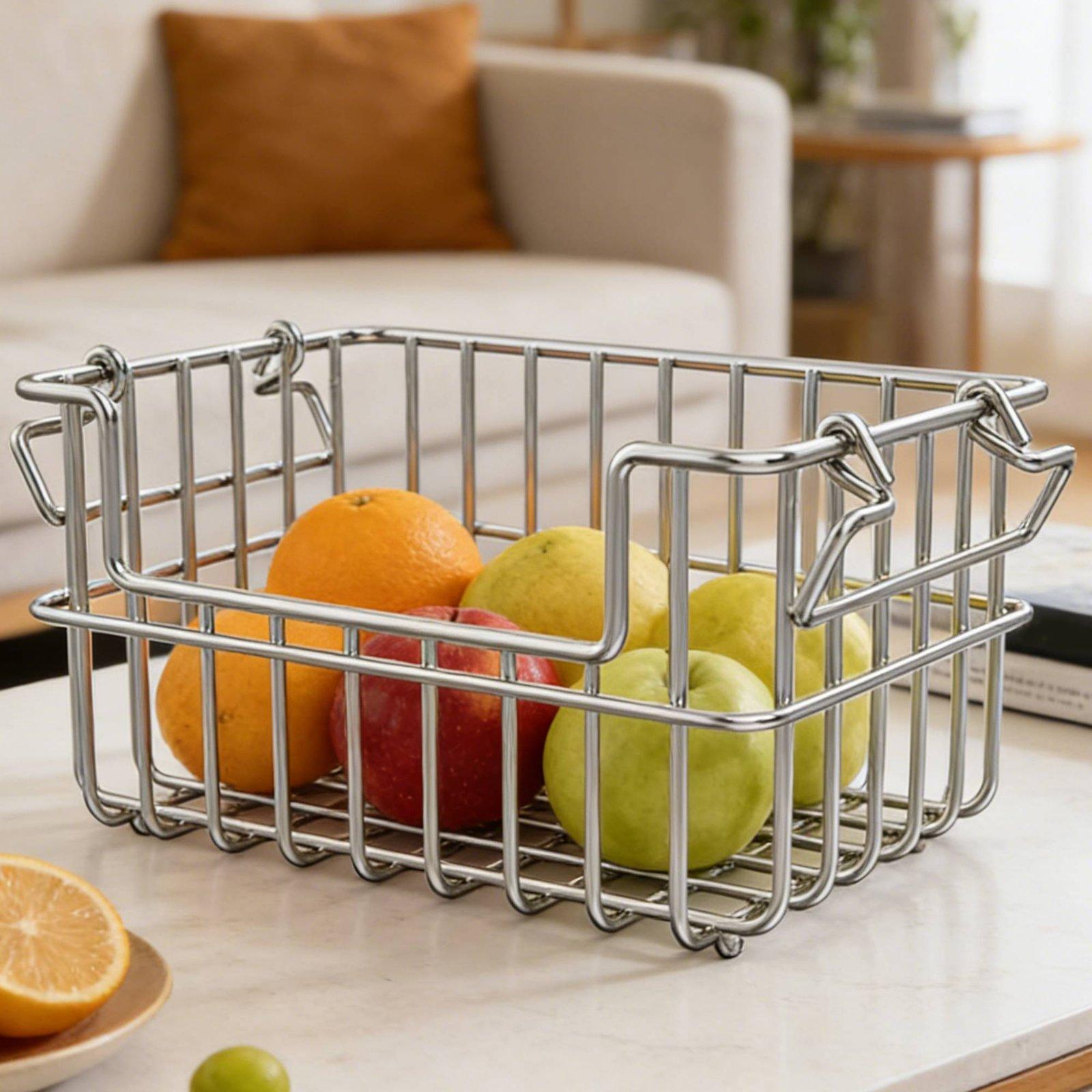 Cesto Organizador de Aço Inoxi - Kitchen Gadgets Organizer avaliação e preço